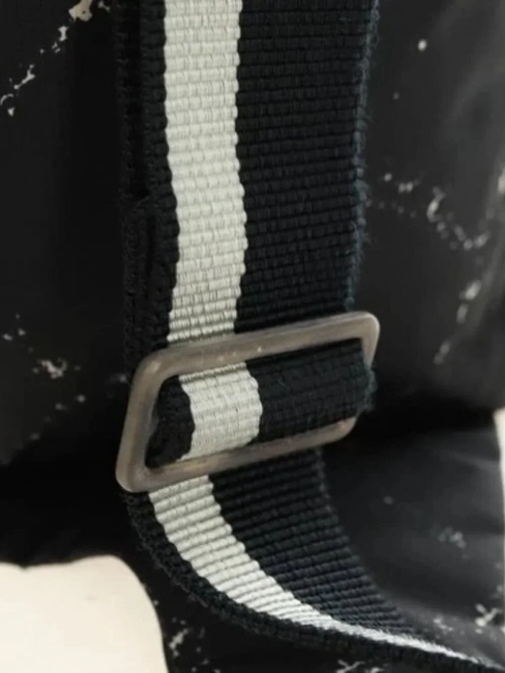 CHANEL New Travel line Backpack Nylon Black CC Auth BA12647V